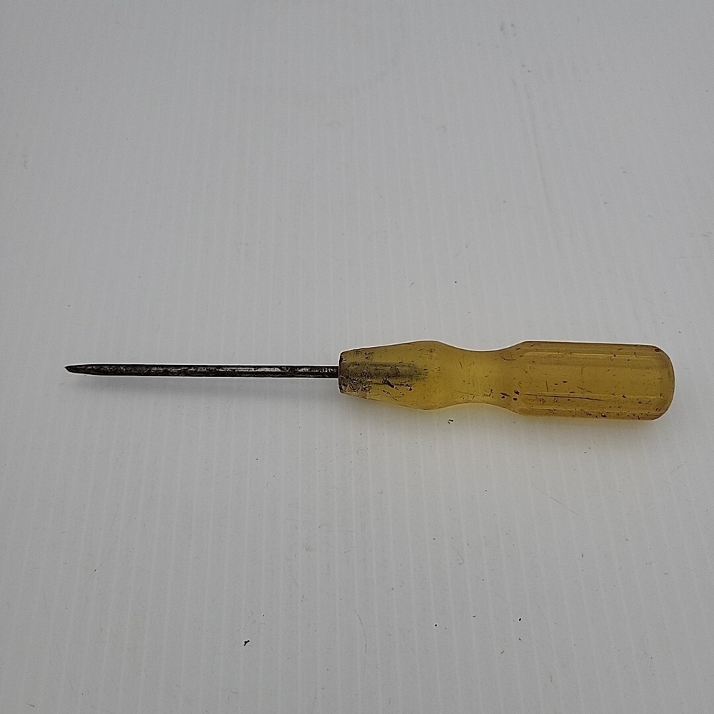 Bell System Stanley Tools Phillips Screwdriver KS6854 Yellow USA Vintage